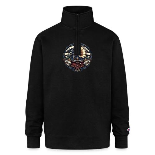 Ornate Phonograph T-Shirt - Champion Unisex 1/4 Zip Pullover Sweatshirt