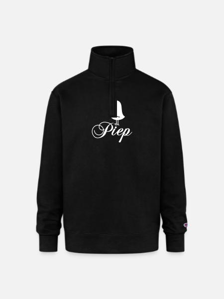 Sparrow “Piep” - Champion Unisex 1/4 Zip Pullover Sweatshirt - black