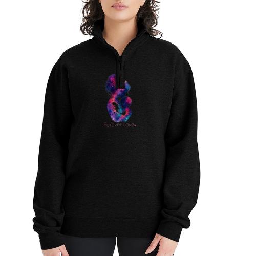 Forever Love-Vibrant Watercolor Mother-Child - Champion Unisex 1/4 Zip Pullover Sweatshirt