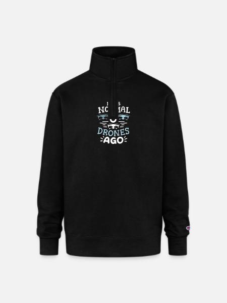 Drone Pilot Drone Operator - Champion Unisex 1/4 Zip Pullover Sweatshirt - black
