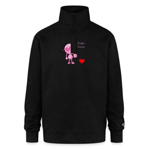 Smoon City_Viareggio Tuscany Pink - Champion Unisex 1/4 Zip Pullover Sweatshirt