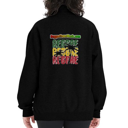 Rasta style reggae music design with classic roots - Molleton à col zippé 1/4 Champion Unisexe