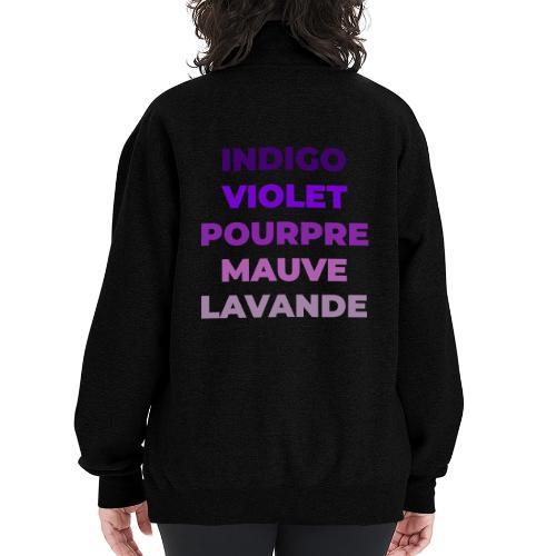 Shades of purple - Champion Unisex 1/4 Zip Pullover Sweatshirt