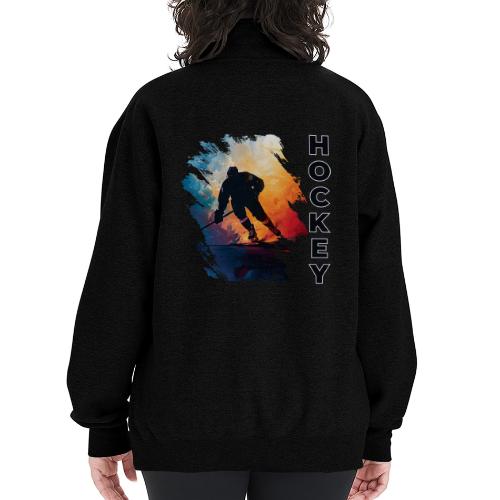 Hockey Moves - Champion Unisex 1/4 Zip Pullover Sweatshirt