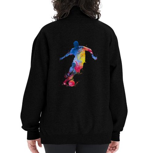 Soccer: Splash Kick - Champion Unisex 1/4 Zip Pullover Sweatshirt