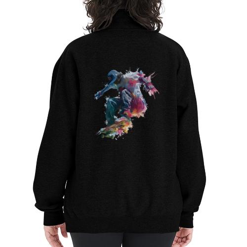 Skateboarding: Ride the Colors - Champion Unisex 1/4 Zip Pullover Sweatshirt