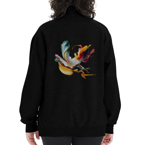 Abstract Chaos - Champion Unisex 1/4 Zip Pullover Sweatshirt
