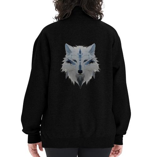 Ivory Grace Wolf - Champion Unisex 1/4 Zip Pullover Sweatshirt