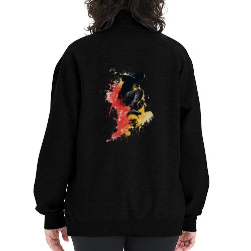 Skateboarding: Splash of Motion - Champion Unisex 1/4 Zip Pullover Sweatshirt