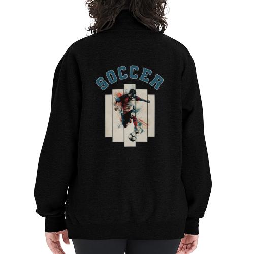 Soccer Vibes - Champion Unisex 1/4 Zip Pullover Sweatshirt