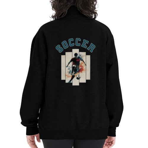 Soccer Mode On - Champion Unisex 1/4 Zip Pullover Sweatshirt