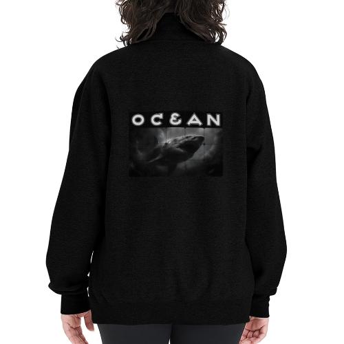Ocean: Abyssal Terror - Champion Unisex 1/4 Zip Pullover Sweatshirt
