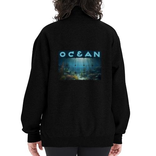Ocean: Beneath the Surface - Champion Unisex 1/4 Zip Pullover Sweatshirt