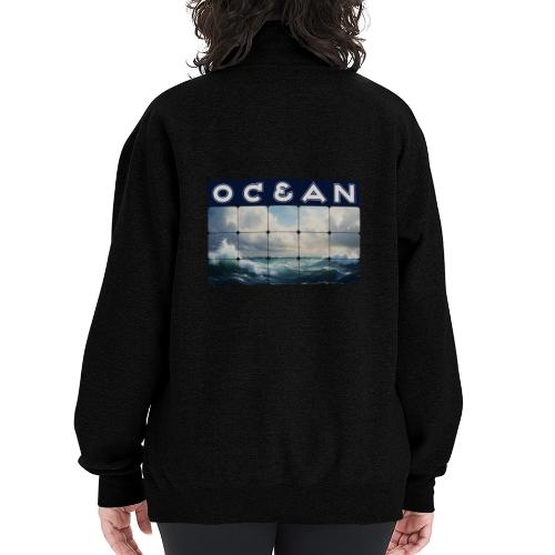 Ocean: Waves of Fury - Champion Unisex 1/4 Zip Pullover Sweatshirt