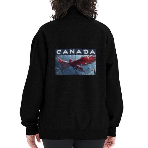 Canada Rising - Champion Unisex 1/4 Zip Pullover Sweatshirt