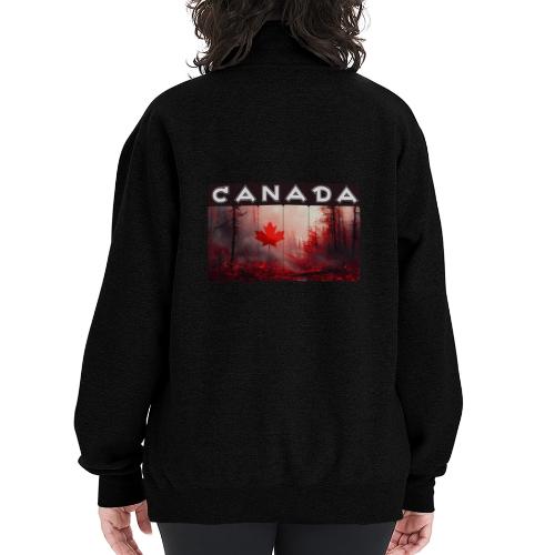 Canada Nature Vibes - Champion Unisex 1/4 Zip Pullover Sweatshirt