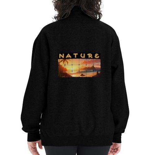 Nature: Tropical Twilight - Champion Unisex 1/4 Zip Pullover Sweatshirt