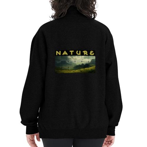 Nature: Verdant Peaks - Champion Unisex 1/4 Zip Pullover Sweatshirt