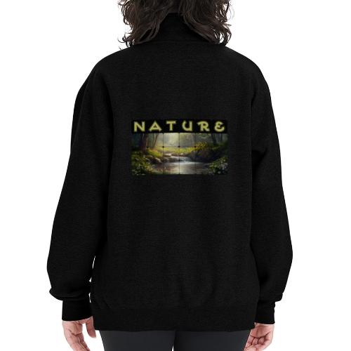 Nature: Verdant Bloom - Champion Unisex 1/4 Zip Pullover Sweatshirt