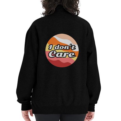I Don’t Care Vibes - Champion Unisex 1/4 Zip Pullover Sweatshirt