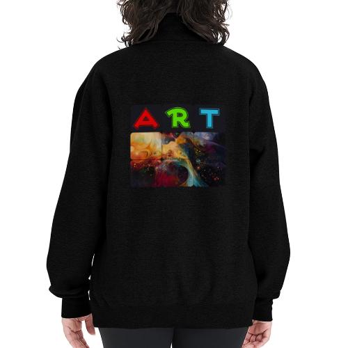 Waves of Art - Champion Unisex 1/4 Zip Pullover Sweatshirt