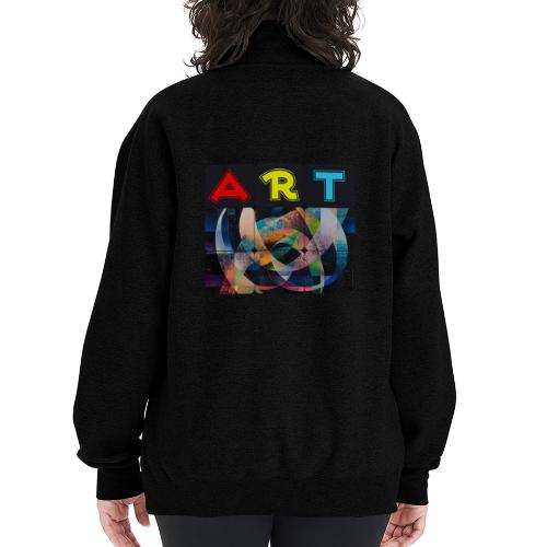 Art of Stripes and Shades - Champion Unisex 1/4 Zip Pullover Sweatshirt