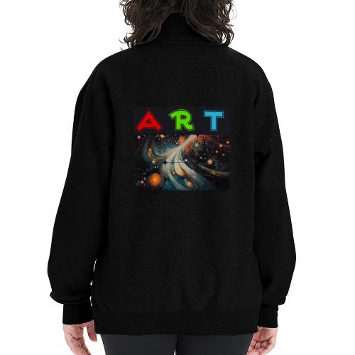 Swirls of Colorful Art - Champion Unisex 1/4 Zip Pullover Sweatshirt