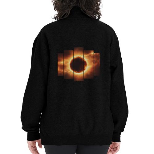 Eclipse Beyond Worlds - Champion Unisex 1/4 Zip Pullover Sweatshirt