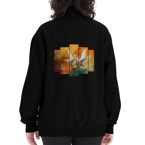 Wings of Peace - Champion Unisex 1/4 Zip Pullover Sweatshirt