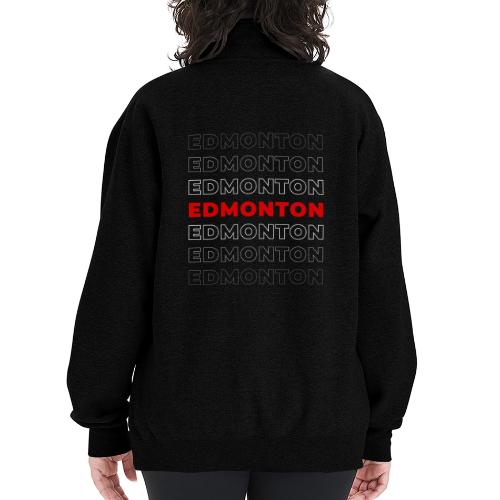Edmonton Echo - Champion Unisex 1/4 Zip Pullover Sweatshirt