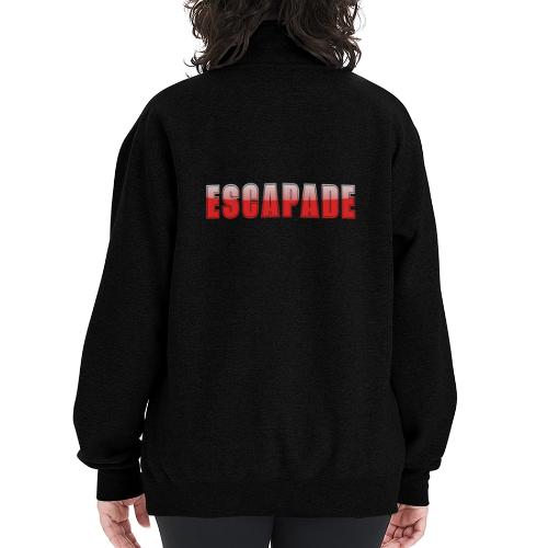 ESCAPADE Bold Typography Graphic Design - Champion Unisex 1/4 Zip Pullover Sweatshirt