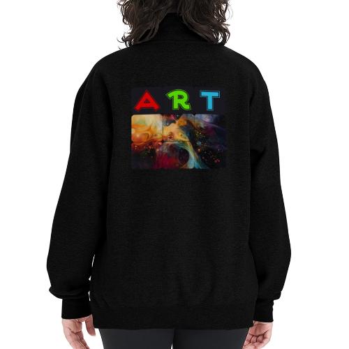 Waves of Art - Champion Unisex 1/4 Zip Pullover Sweatshirt