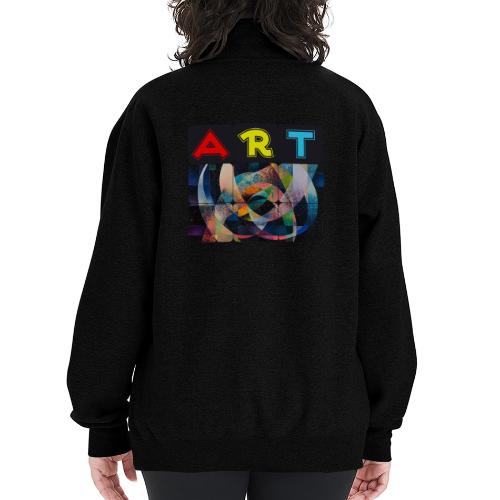 Art of Stripes and Shades - Champion Unisex 1/4 Zip Pullover Sweatshirt