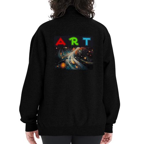 Swirls of Colorful Art - Champion Unisex 1/4 Zip Pullover Sweatshirt