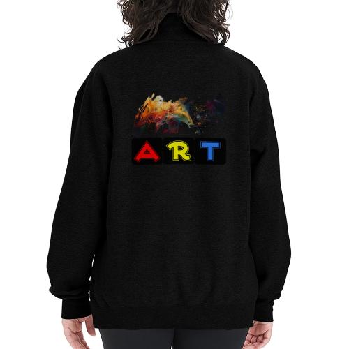 Pulse of Art - Champion Unisex 1/4 Zip Pullover Sweatshirt