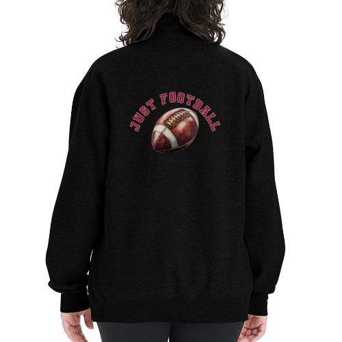 Just Football - Champion Unisex 1/4 Zip Pullover Sweatshirt