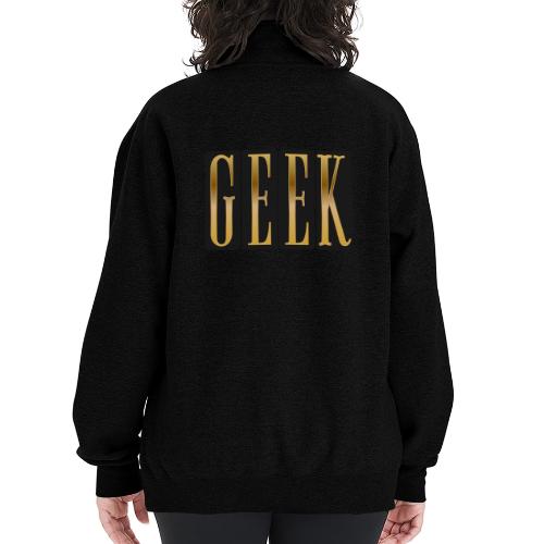 Proudly Geek - Champion Unisex 1/4 Zip Pullover Sweatshirt