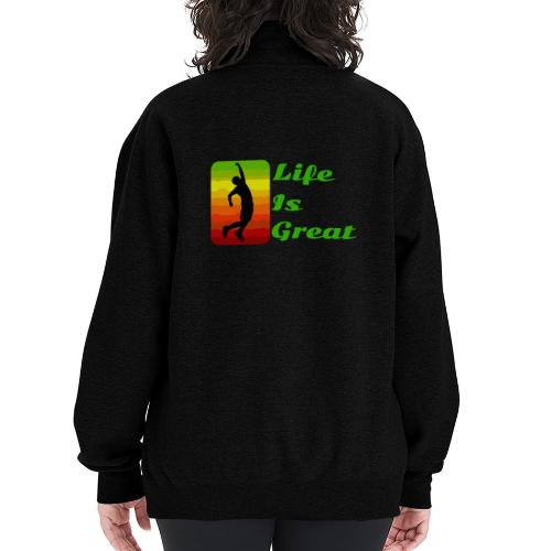 Life Is Great - Champion Unisex 1/4 Zip Pullover Sweatshirt