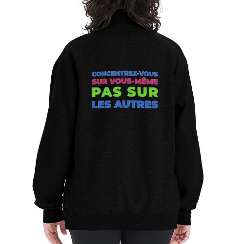 Refocus - Champion Unisex 1/4 Zip Pullover Sweatshirt