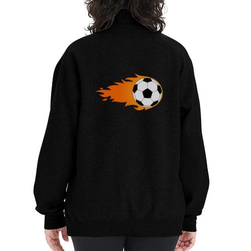 Soccer Ball - Champion Unisex 1/4 Zip Pullover Sweatshirt