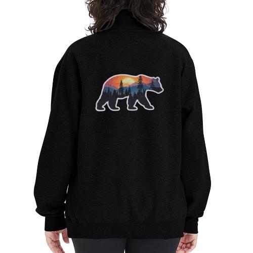 Mountain Spirit Bear - Champion Unisex 1/4 Zip Pullover Sweatshirt