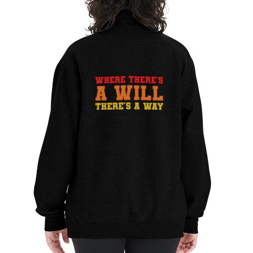 Willpower Wins - Champion Unisex 1/4 Zip Pullover Sweatshirt