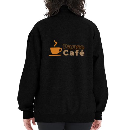 Coffee Break - Champion Unisex 1/4 Zip Pullover Sweatshirt