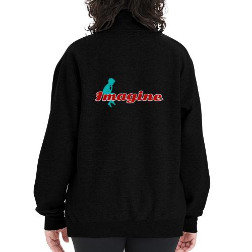 Imagine – Inspire Creativity & Dreams - Champion Unisex 1/4 Zip Pullover Sweatshirt