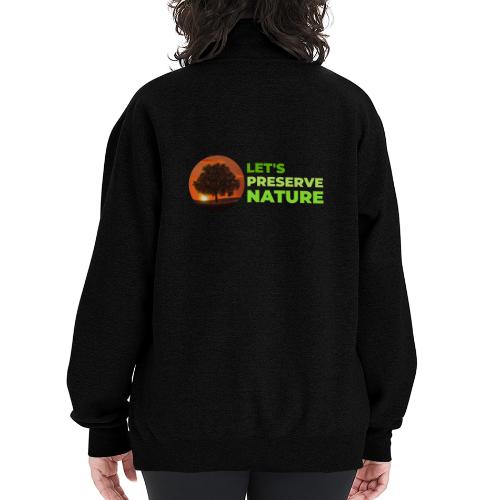 Nature protection - Champion Unisex 1/4 Zip Pullover Sweatshirt