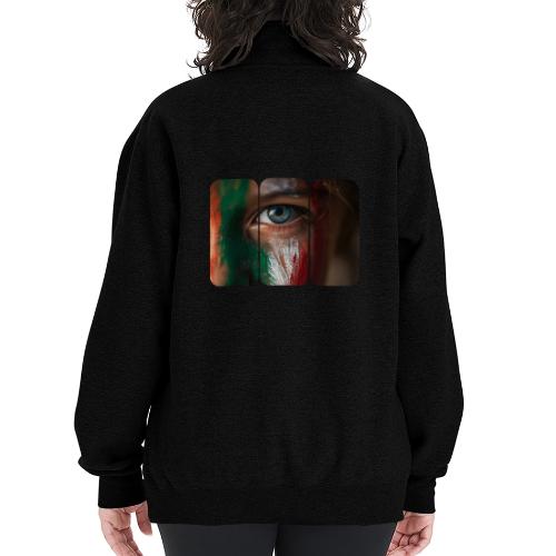 Mexico: Pride in Three Colors - Champion Unisex 1/4 Zip Pullover Sweatshirt