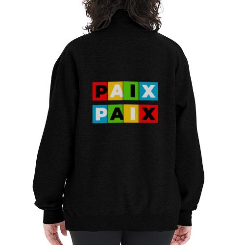 Peace in Colour - Champion Unisex 1/4 Zip Pullover Sweatshirt