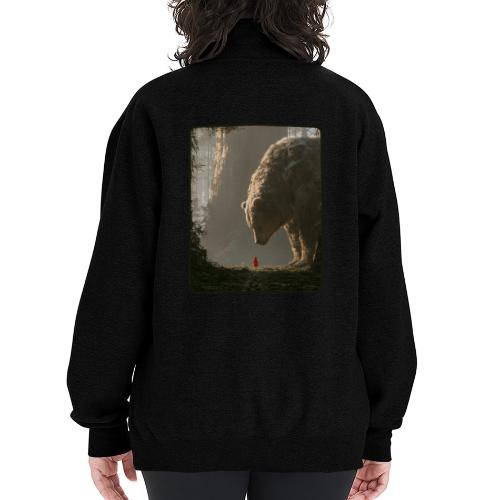 The Bear Who Found the Forest - Champion Unisex 1/4 Zip Pullover Sweatshirt