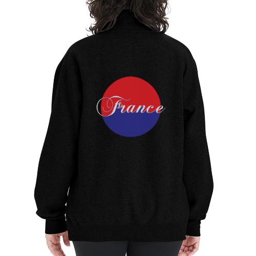 France Tricolore Circle - Champion Unisex 1/4 Zip Pullover Sweatshirt
