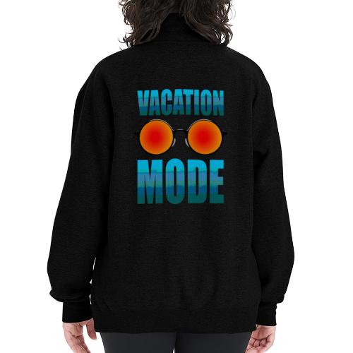 Vacation mode: Ocean Vibes On - Champion Unisex 1/4 Zip Pullover Sweatshirt